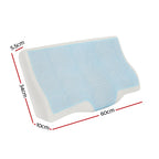 Giselle Cervical Pillow Memory Foam Contour Pillow Neck Support Cool Gel
