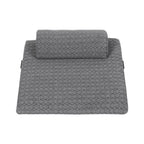 Giselle Bed Wedge Pillow for Headboard, Egg Gel Solves Night Sweats, Triangle Pillow for Reading & Sleeping, Adjustable Back & Neck Support, 30D Foam