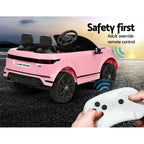 Kids Electric Ride On Car Land Rover Licensed Toy Cars Remote 12V Battery Pink