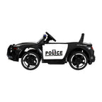 Rigo Kids Ride On Car Electric Patrol Police Cars Battery Powered Toys 12V Black
