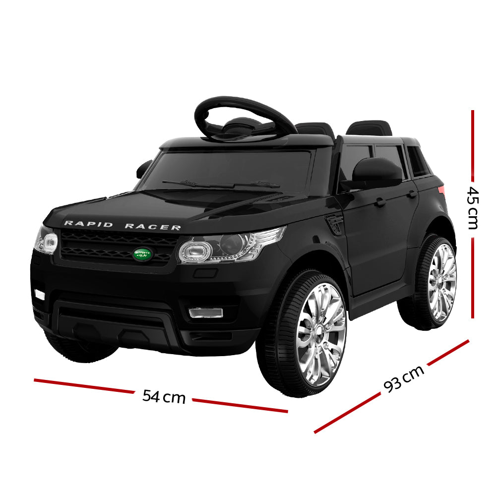 Rigo Ride On Car Kids Electric Ride On Cars SUV Remote 12V Black