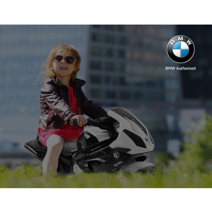 Kids Ride On Car Electric Ride On Cars Motorcycle Motorbike BMW Licensed S1000RR Black