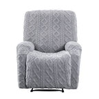 Artiss Recliner Chair Covers with Storage Side Pockets Grey