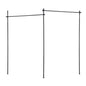 Artiss Room Divider Curtain Rod Extendable Black