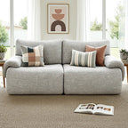 Artiss 2 Seater Sofa Modular Sectional Sofas Couch Bed No Assembly Living Room Grey