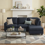 Artiss Modular Sofa Chaise Set 4-seater Dark Grey