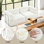 Artiss Convertible Folding Sofa Bed Pull Out Mattress Sleeper Couch Corduroy Beige