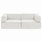 Artiss Convertible Folding Sofa Bed Pull Out Mattress Sleeper Couch Corduroy Beige