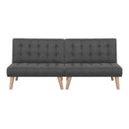 Artiss 2x Sofa Bed Couch Single Seater Fabric Grey