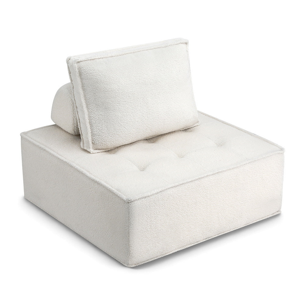 Artiss Floor Sofa Lounge Chair 4 Seater with Pillow