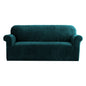 Artiss Sofa Cover Couch Covers 3 Seater Velvet Agate Green