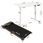 Artiss 100cm Standing Desk Treadmill Motorised Home Office White