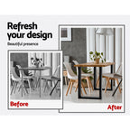 Artiss Metal Table Legs DIY Rectangular 71X50CM Set of 2