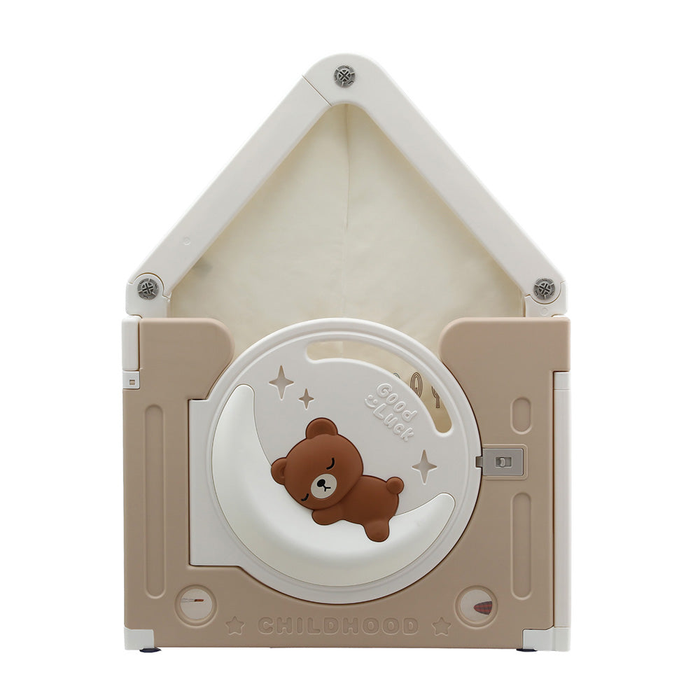 Keezi Kids Play Tent Playhouse Castle with Floor Mat 85CMX113CM