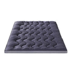 Giselle Bedding 5cm Pillowtop Topper Bamboo Polyester Blend Fibre Pad for Back Pain Relief Washable Overfilled Bed Protector 500GSM Double