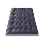 Giselle Bedding 5cm Pillowtop Topper Bamboo Polyester Blend Fibre Pad for Back Pain Relief Washable Overfilled Bed Protector 500GSM King Single