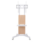 Artiss Mobile TV Floor Stand for 32-65" Mount Bracket Universal Adjustable Height with Wheels
