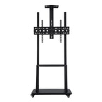 Artiss TV Stand 32-70" Universal Mobile Adjustable Height TV Stand with Wheels