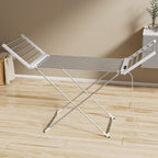 Devanti Foldable Electric Heated Towel Rail Rack with 24H Timer