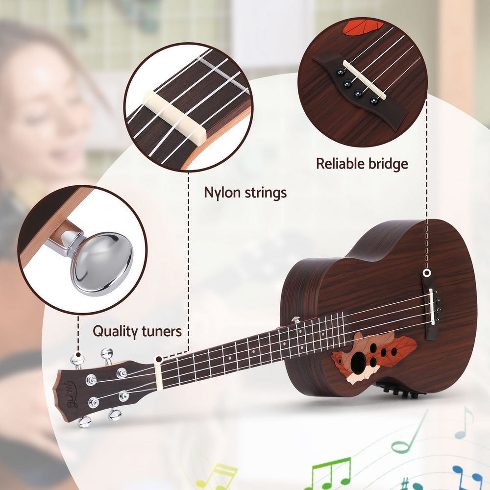 Alpha Ukulele 30 Inch with EQ 18 Frets