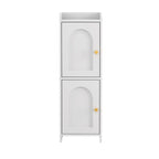 Artiss Bathroom Storage Cabinet 2-Tier Slim Toilet Organizer Adjustable White
