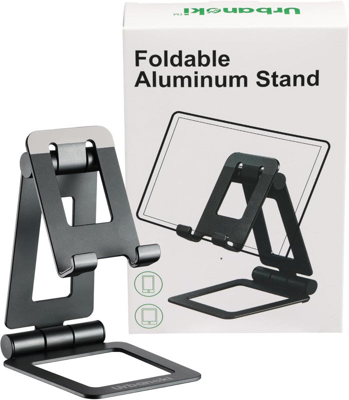Urbanoki Portable Phone Tablet Stand Dual Folding Desk Travel Cradle Dock