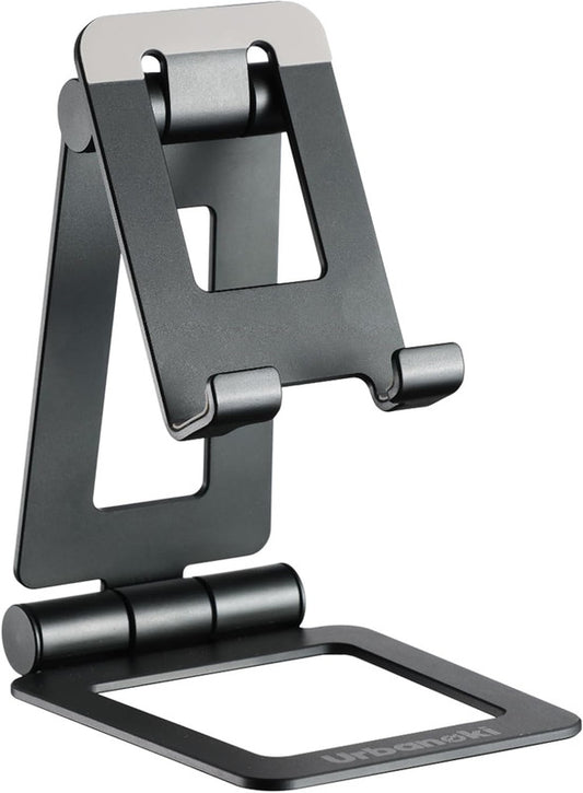 Urbanoki Portable Phone Tablet Stand Dual Folding Desk Travel Cradle Dock