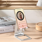 Urbanoki Portable Phone Tablet Stand Dual Folding Desk Travel Cradle Dock