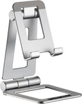 Urbanoki Portable Phone Tablet Stand Dual Folding Desk Travel Cradle Dock