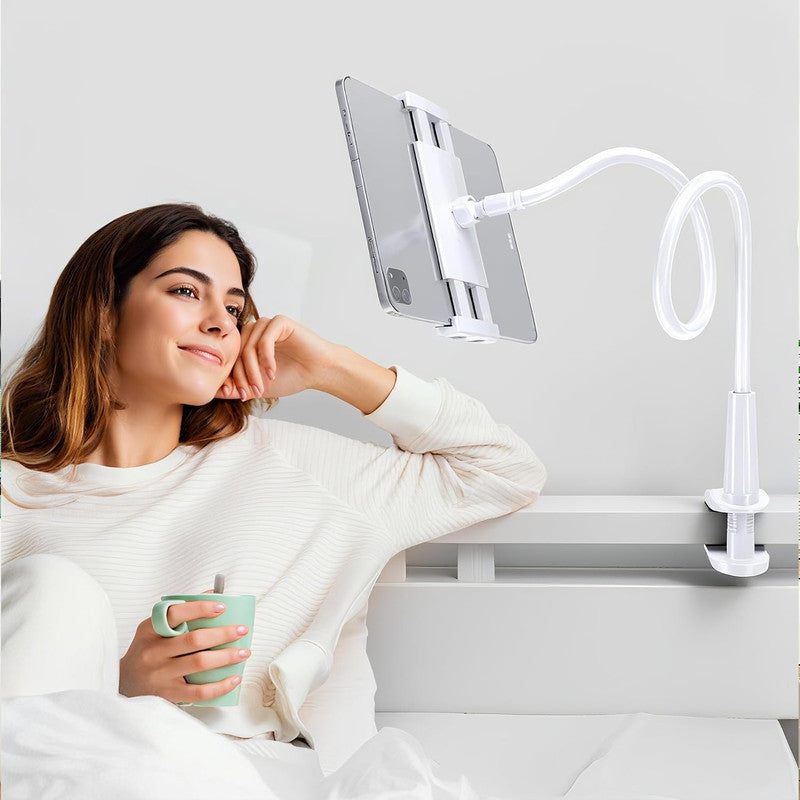 Urbanoki Gooseneck Phone Holder Flexible Clamp Mount for Bed Desk