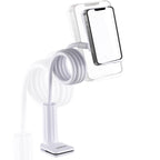Urbanoki Gooseneck Phone Holder Flexible Clamp Mount for Bed Desk