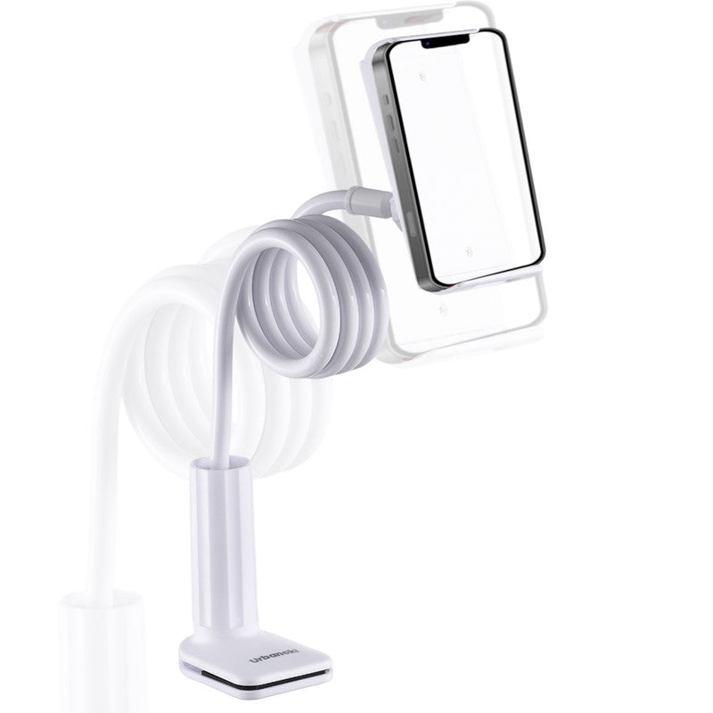 Urbanoki Gooseneck Phone Holder Flexible Clamp Mount for Bed Desk