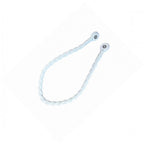 Magnetic weaved rope tieback White