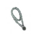Magnetic weaved rope tieback Grey