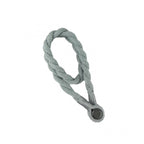 Magnetic weaved rope tieback Grey