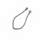 Magnetic weaved rope tieback Grey