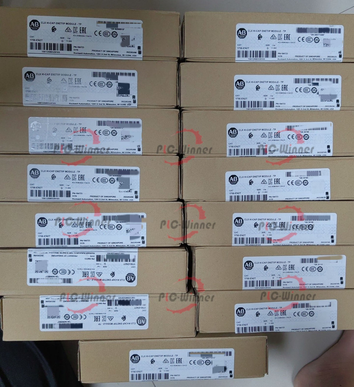 New AB 1756-EN2T Ser C ControlLogix EtherNet/IP Module 1756EN2T Factory Sealed