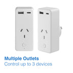 Laser Smart Wi-Fi Plug with Dual USB and Power Monitoring