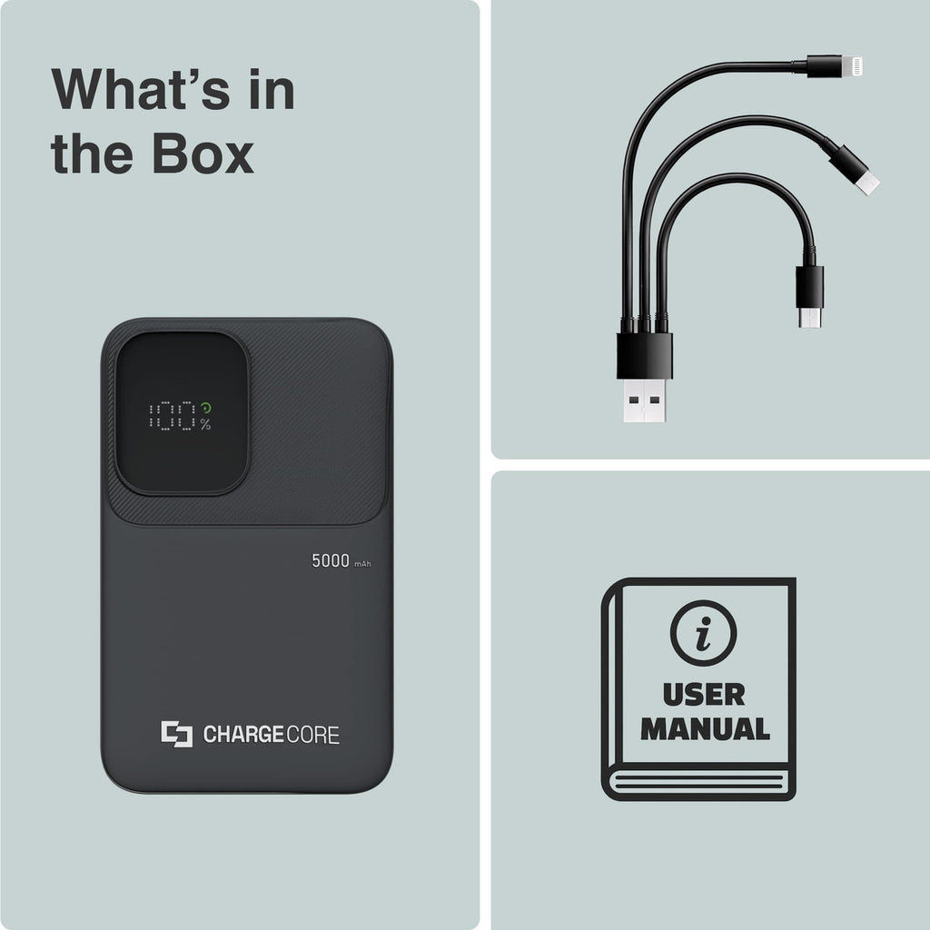 ChargeCore SafeCharge Max 5K - Black