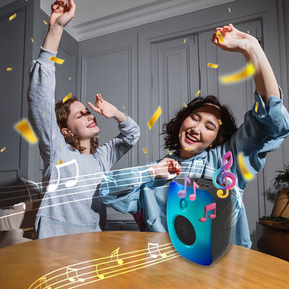 Laser RGB Mini Party Speaker Black