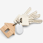 Laser Mini Smart Tag with Apple Find My Tracking White