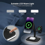 4 in 1 Wireless Charging Station with Night Light