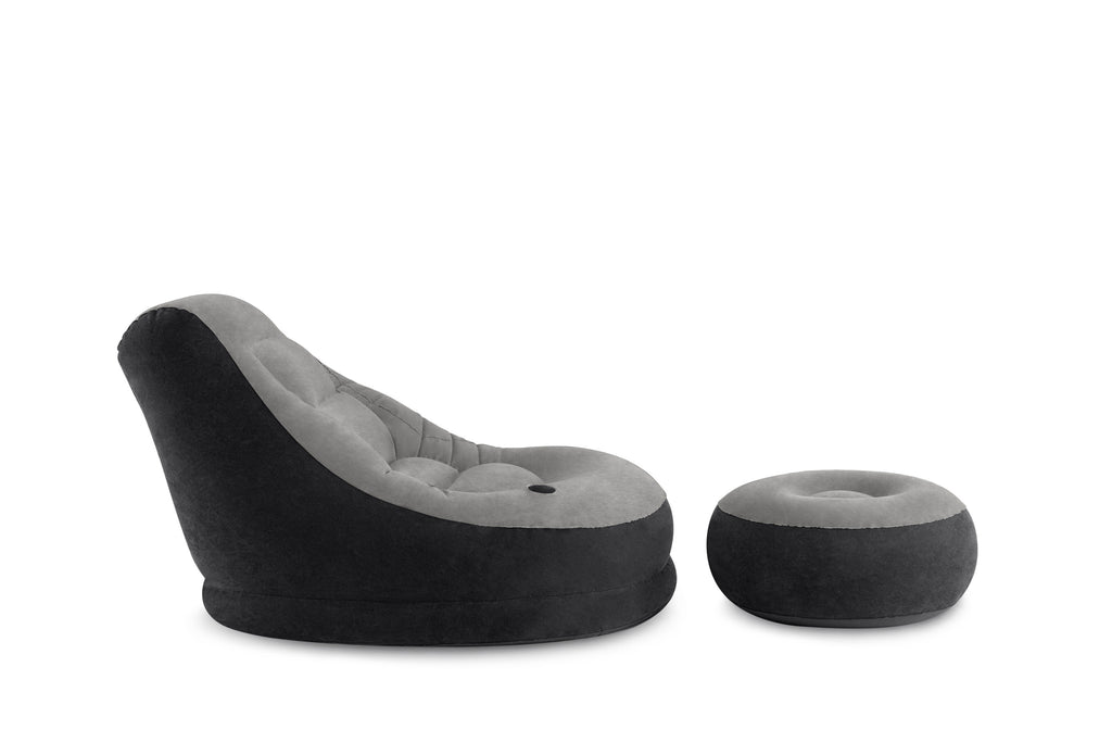 Intex Ultra Lounge Inflatable Chair and ottoman 68564