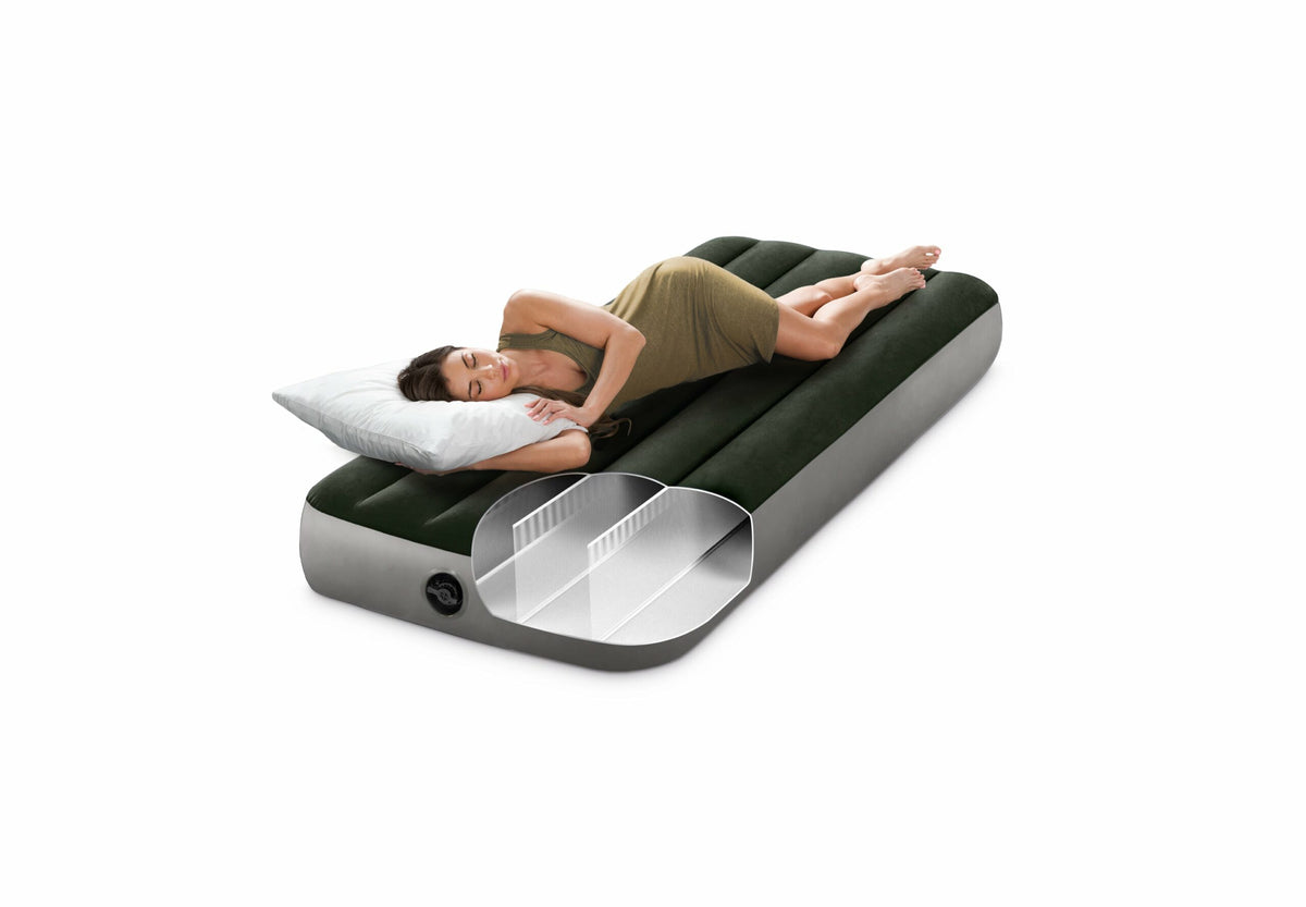 JR. Twin Classic Airbed With Built in Pump
