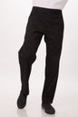 Lightweight Black M Slim Men's Chef Pants by Chef Works