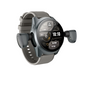 2-in-1 Smartwatch /Earphones & Charging Dock | 4GB MP3, Health Tracker | Titanium Grey | World’s First Patented