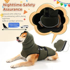 Pet Products Dog Anxiety Vest and Coat, Vet Visits and Separation - Keep Pet Calm, Dog Jacket for Thunder, Fireworks, Anti Anxiety Vest for Dogs and Cat Body and Ear, Dark Blue, XXXL