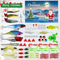Fishing Lures Tackle Set for Fisher Men, Father, Granpa, Boys - 2025 Christmas Surprise Gift 78pcs