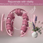 Lymphatic Drainage Massager,Cellulite Massage Roller,Body Sculpting Machine，Thighs Massager, Manual Leg Roller，Relaxing Muscles,360 °28 Wheels Anti Cellulite Roller for Legs (Pink)