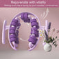 Lymphatic Drainage Massager,Cellulite Massage Roller,Body Sculpting Machine，Thighs Massager, Manual Leg Roller，Relaxing Muscles,360 °28 Wheels Anti Cellulite Roller for Legs (PURPLE)
